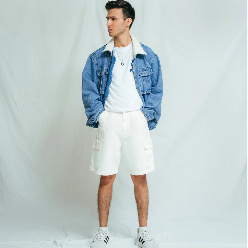 Timeless Rebel Versatile Wear Relaxed Fit Cargo Bermuda Shorts