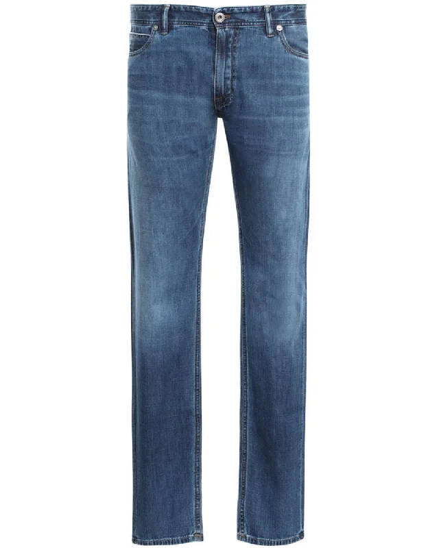 Street Chic Urban Tees Stretch Cotton Denim in Bluette