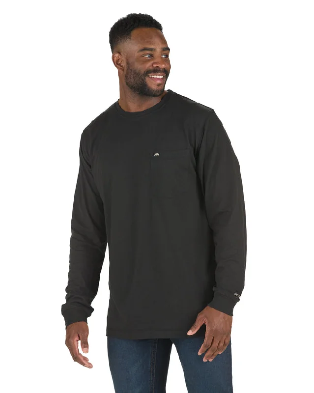 Retro Smart Smart Suits Berne - Men's Heavyweight Long Sleeve Pocket Tee