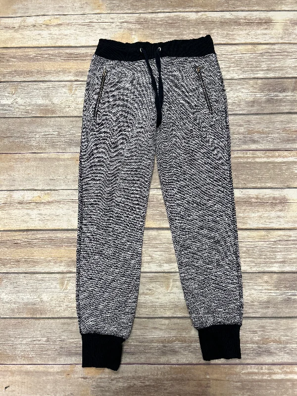 Urban Cool Black & White Pants Joggers Green Tea, Size S