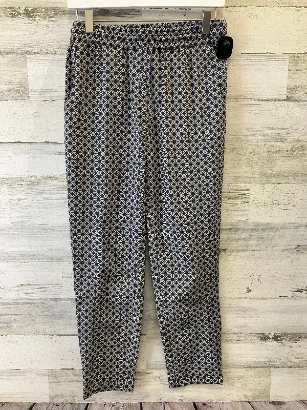 Street Minimal Blue & White Pants Other Loft, Size 2