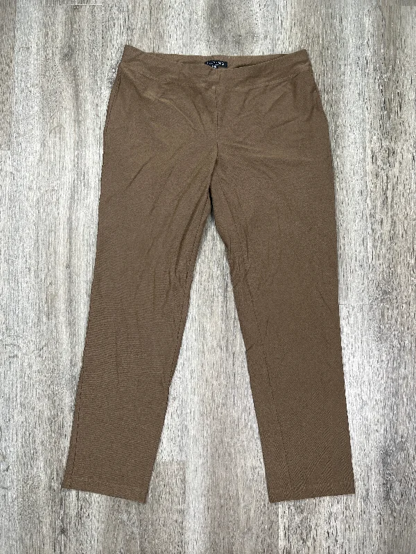Sleek Rugged Brown Pants Other Eileen Fisher, Size S