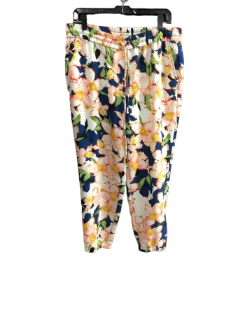 Relaxed Cool Floral Pants Joggers J Crew O, Size 12