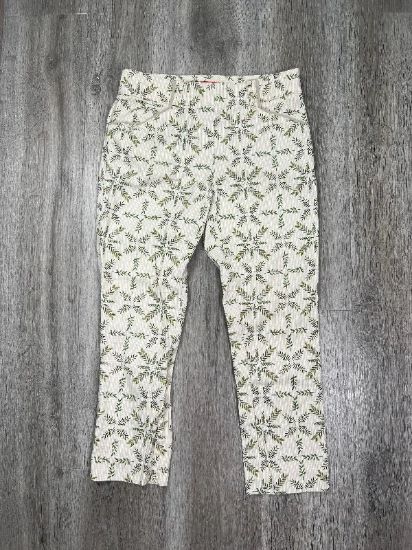 Street Chic Floral Print Pants Cropped Cartonnier, Size Xs