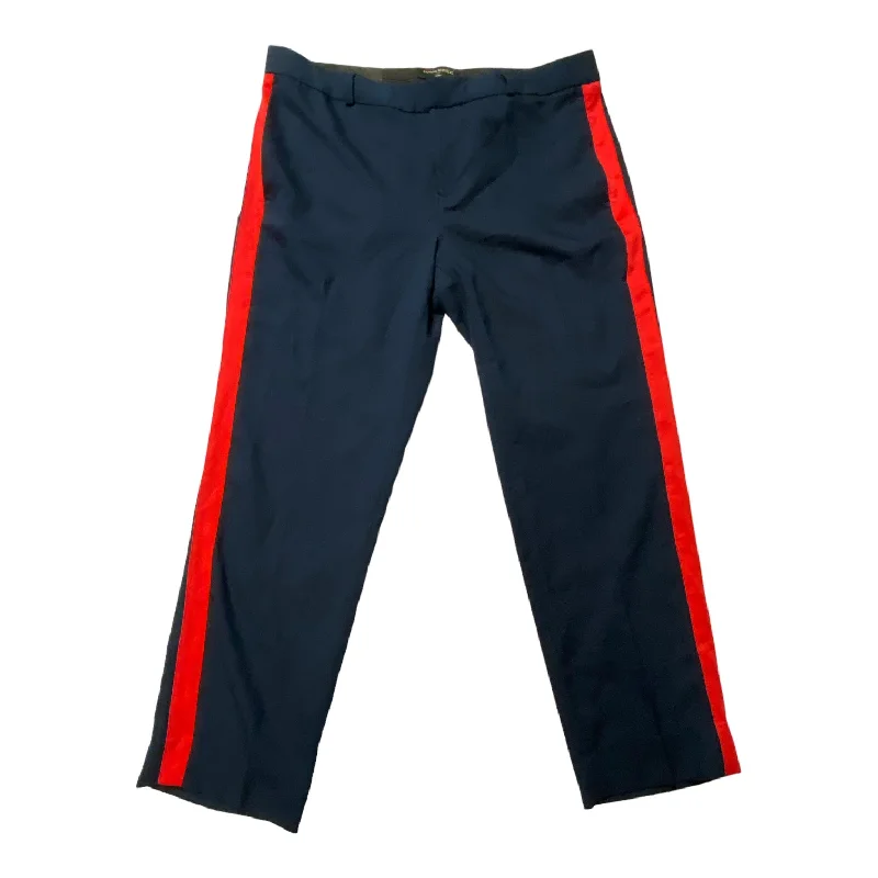 Edgy Luxe Multi-colored Pants Cropped Banana Republic, Size 12