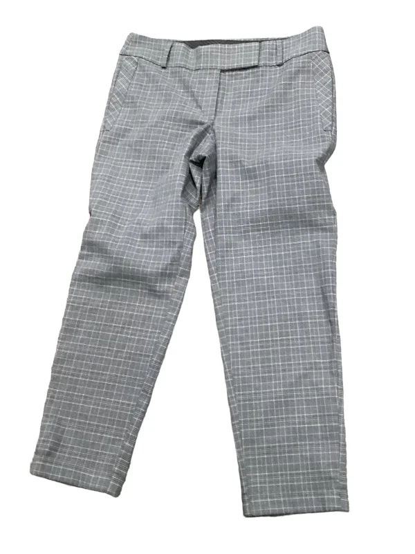 Contemporary Street Plaid Pattern Pants Dress Loft, Size 8