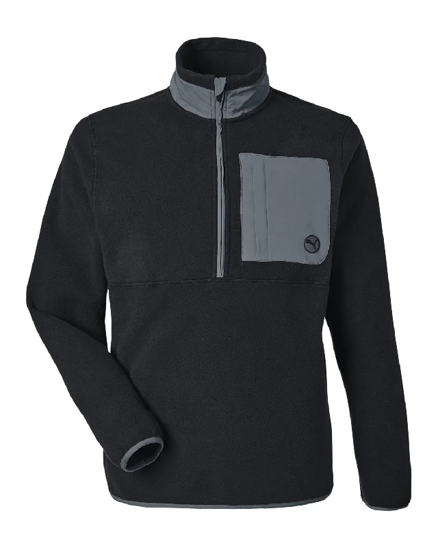 Chic Smart Comfortable Fits Puma - Men's Fleece Quarter-Zip