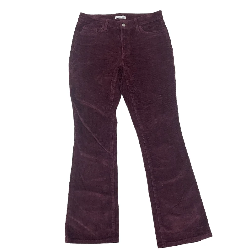 Smart Cool PURPLE SONOMA PANTS CORDUROY, Size 10