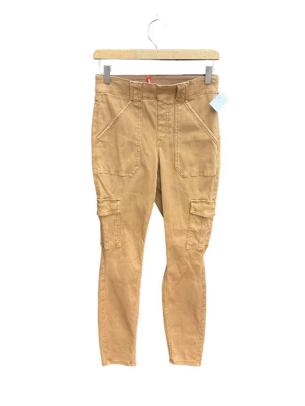 Polished Classic Tan Pants Cargo & Utility Spanx, Size 8