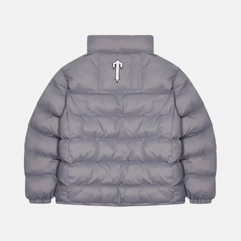 Casual Rugged Fashion Jacket Trapstar Irongate It's A Secret Puffer Jacket - Light Stone Grey