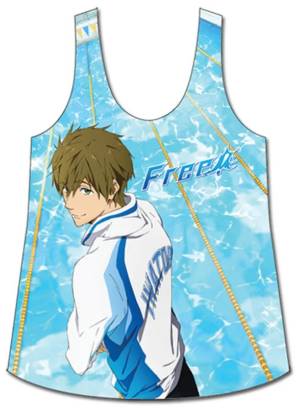 Retro Rugged Casual Outerwear Free! - Makoto Tachibana Sublimation Tank Top