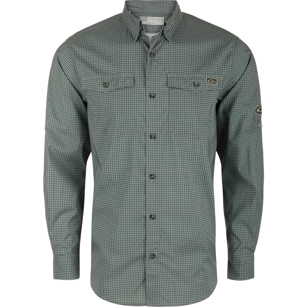 Modern Heritage Sporty Jackets Drake Frat Gingham Check Button-Down Long Sleeve Shirt Modern Heritage Sporty Jackets Drake Frat Gingham Check Button-Down Long Sleeve Shirt