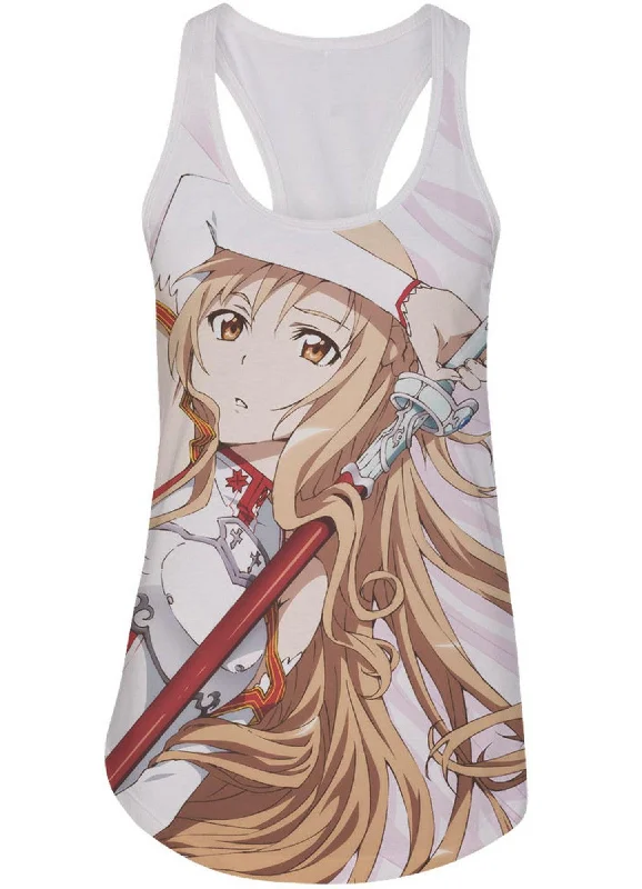 Chic Relaxed Casual Button-ups Sword Art Online - Asuna Tank Top
