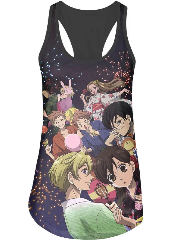 Edgy Luxe Smart Wear Ouran High School Host Club - Summer Festival Group Tank Top