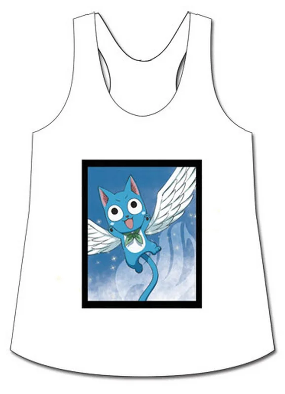 Modern Street Trendy Tees Fairy Tail - Flying Cat Tank Top
