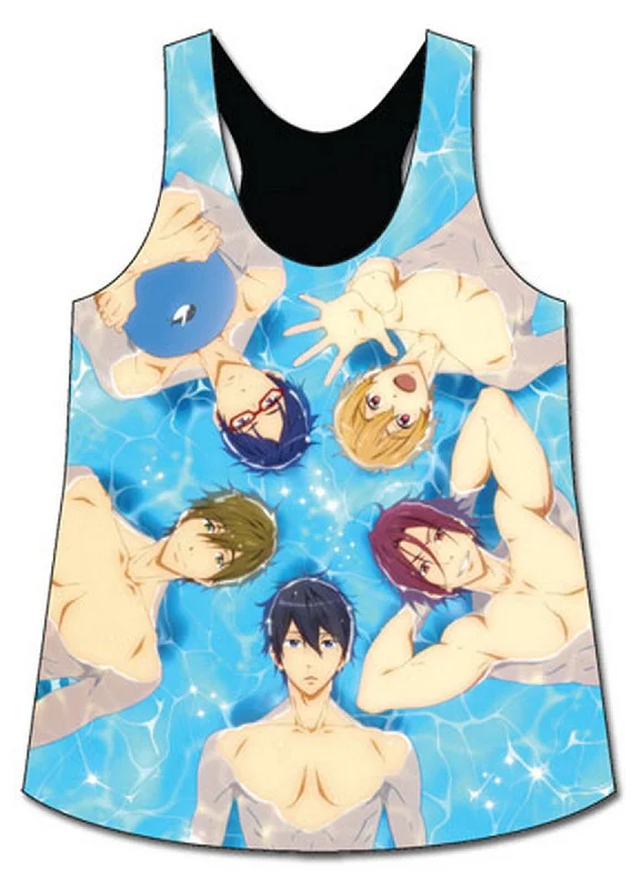 Chic Classic Trendy Apparel Free! - Floating In The Pool Sub Tank Top