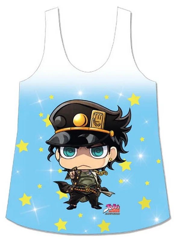 Heritage Rebel Layered Outfits Jojo's Bizarre Adventure - Jotaro Kujo Sublimation Tank Top Heritage Rebel Layered Outfits Jojo's Bizarre Adventure - Jotaro Kujo Sublimation Tank Top