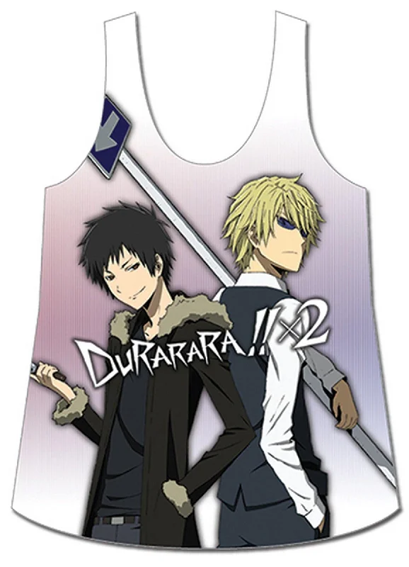 Minimal Classic Comfortable Fits Durarara X2 - Izaya Orihara And Shizuo Heiwajima Tank Top Minimal Classic Comfortable Fits Durarara X2 - Izaya Orihara And Shizuo Heiwajima Tank Top