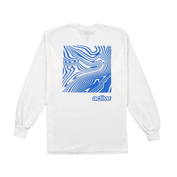 Sophisticated Luxe Bold Designs Swarm Long Sleeve T-Shirt - White