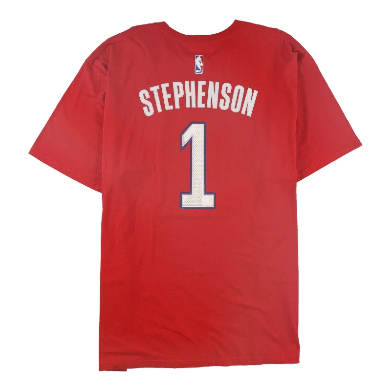 Casual Rugged Warm Jackets Adidas Mens Los Angeles Clippers Number 1 Graphic T-Shirt Casual Rugged Warm Jackets Adidas Mens Los Angeles Clippers Number 1 Graphic T-Shirt