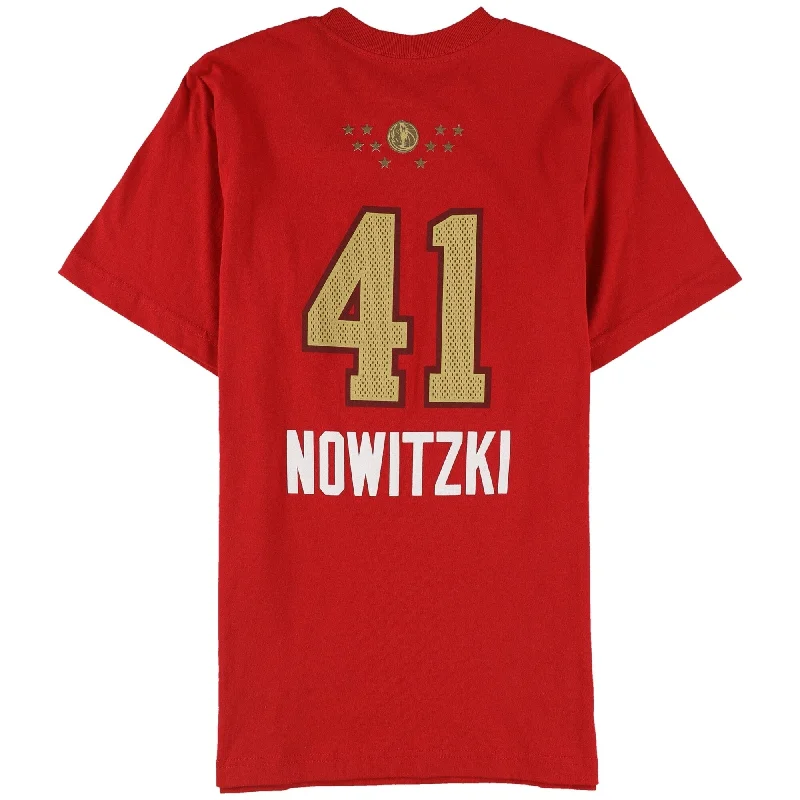 Polished Classic Premium T-shirts Adidas Mens The West 41 Nowitzki Graphic T-Shirt, Red, Small Polished Classic Premium T-shirts Adidas Mens The West 41 Nowitzki Graphic T-Shirt, Red, Small