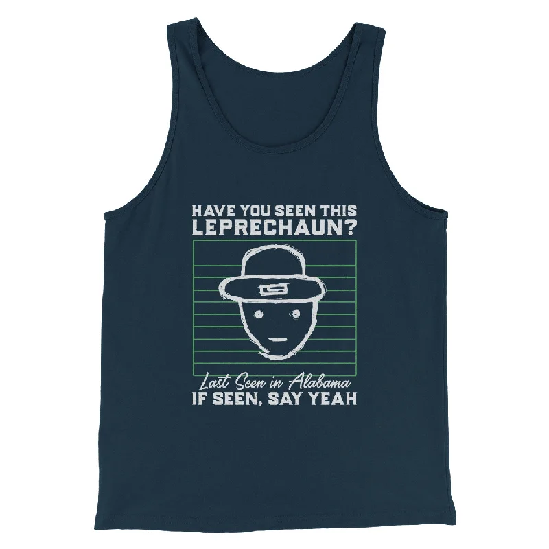 Polished Rugged Relaxed T-shirts Alabama Leprechaun Amateur Sketch Men/Unisex Tank Top