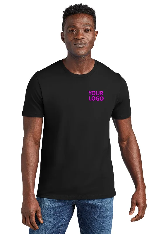 Smart Sleek Travel Wear Allmade Unisex Organic Cotton Branded Tee, Deep Black