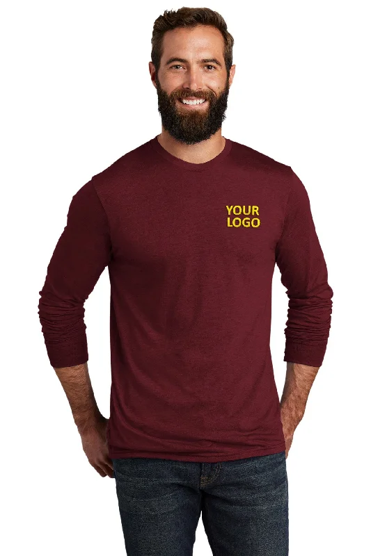 Minimalist Rebel Casual Fits Allmade Unisex Tri-Blend Branded Long Sleeve Tee, Vino Red Minimalist Rebel Casual Fits Allmade Unisex Tri-Blend Branded Long Sleeve Tee, Vino Red