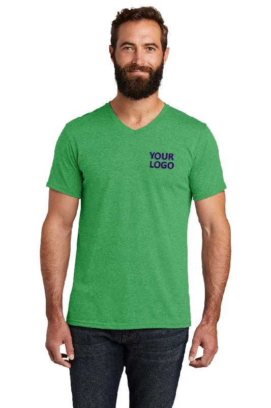 Retro Casual Athletic Gear Allmade Unisex Tri-Blend Branded V-Neck Tee, Enviro Green Retro Casual Athletic Gear Allmade Unisex Tri-Blend Branded V-Neck Tee, Enviro Green