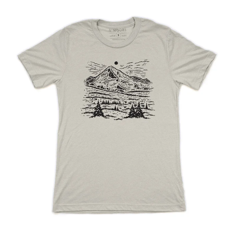 Understated Smart Practical Clothing Alpine Tee-Heather Cement