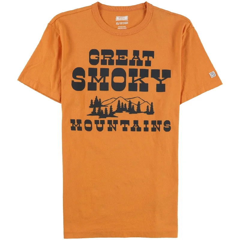 Retro Rugged All-Day Wear American Eagle Mens Great Smoky Mountains Graphic T-Shirt
