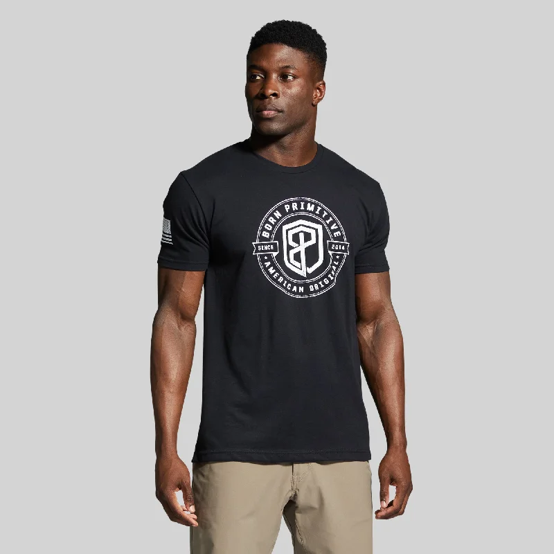 Smart Urban Stylish Jackets American Original T-Shirt (Black)