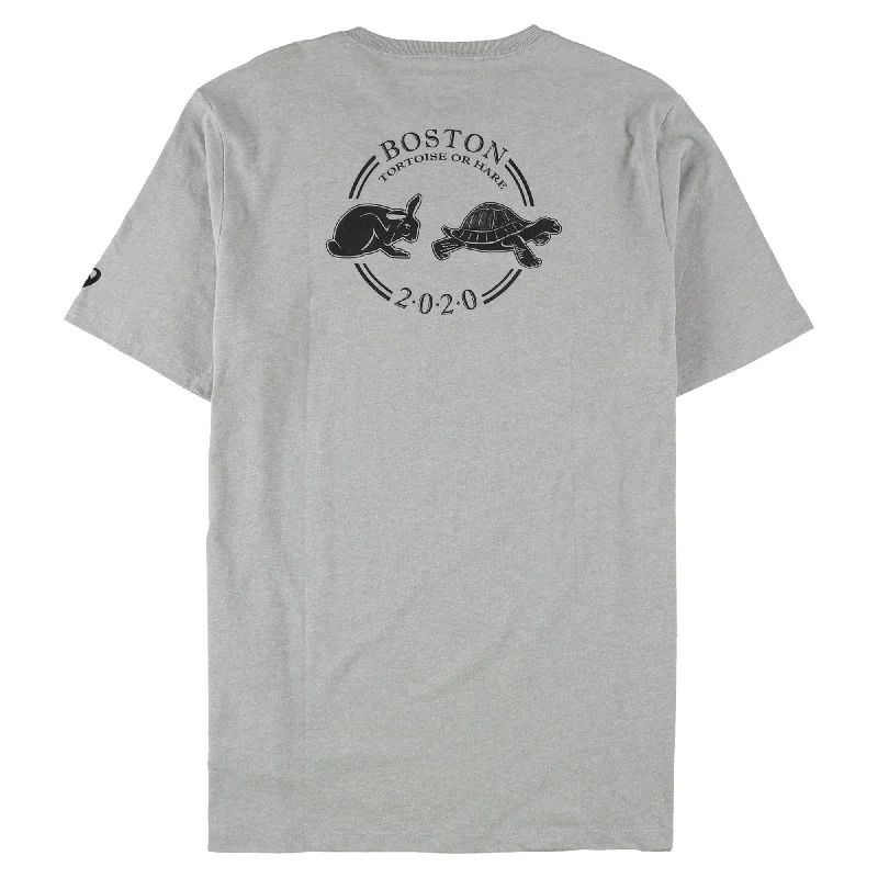 Effortless Classic Minimalist Pieces Asics Mens Boston Team Tortoise Graphic T-Shirt Effortless Classic Minimalist Pieces Asics Mens Boston Team Tortoise Graphic T-Shirt