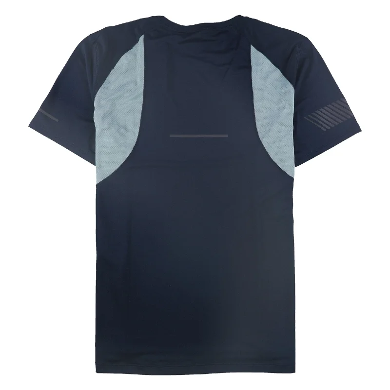 Minimal Classic Smart Wear ASICS Mens Visibility Basic T-Shirt, Blue, Small