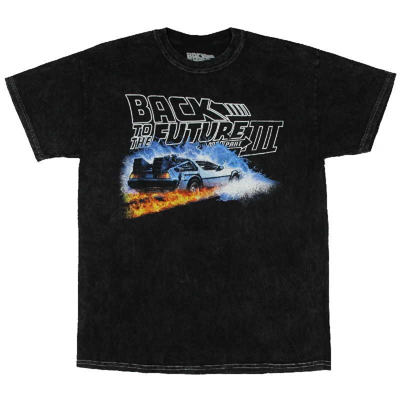 Urban Chic Formal Casuals Back To The Future Men's Your Future Is Whatever You Make It Delorean Adult Acid-Washed T-Shirt Urban Chic Formal Casuals Back To The Future Men's Your Future Is Whatever You Make It Delorean Adult Acid-Washed T-Shirt