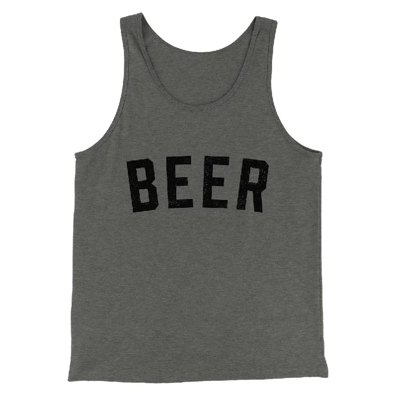Sleek Heritage Smart Tops Beer Men/Unisex Tank Top