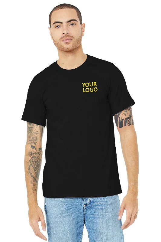 Casual Rugged Easygoing Wardrobe Bella Canvas Unisex Jersey T-Shirt, Solid Black Blend Casual Rugged Easygoing Wardrobe Bella Canvas Unisex Jersey T-Shirt, Solid Black Blend
