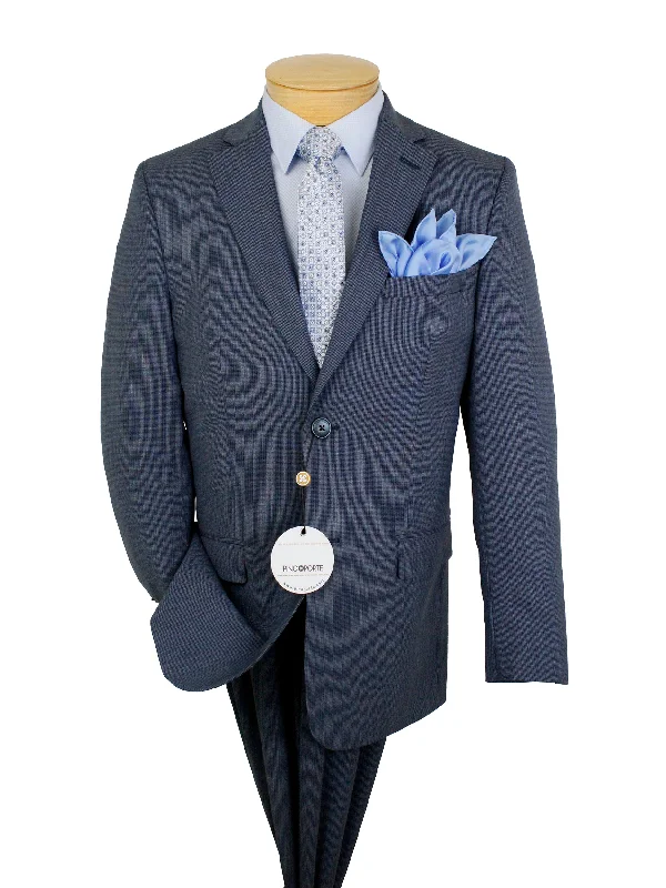 Retro Smart Smart Wear PinoPorte 35898 Boy's Suit - Mini Houndstooth - Blue