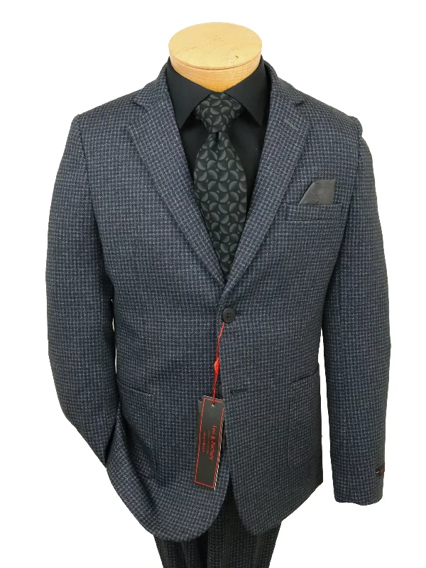 Vintage Contemporary Travel Wear Leo & Zachary 34408 Boy's Skinny Fit Suit Separate Jacket - Houndstooth - Black/Grey Vintage Contemporary Travel Wear Leo & Zachary 34408 Boy's Skinny Fit Suit Separate Jacket - Houndstooth - Black/Grey