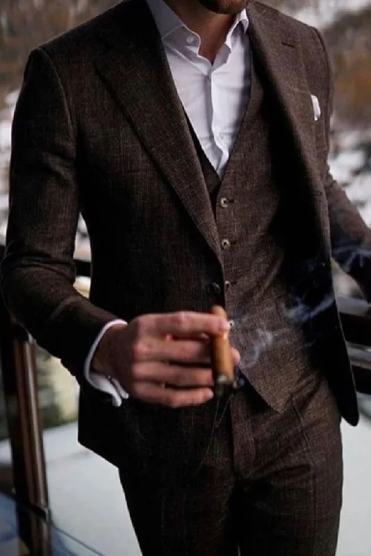 Casual Rebel Casual Wear Brown Men Suit Groomsmen suit brown tweed Suit Wedding 3 Piece Suit Gift For men Slim Fit Suit dinner suit for men tweed brown formal suit Casual Rebel Casual Wear Brown Men Suit Groomsmen suit brown tweed Suit Wedding 3 Piece Suit Gift For men Slim Fit Suit dinner suit for men tweed brown formal suit