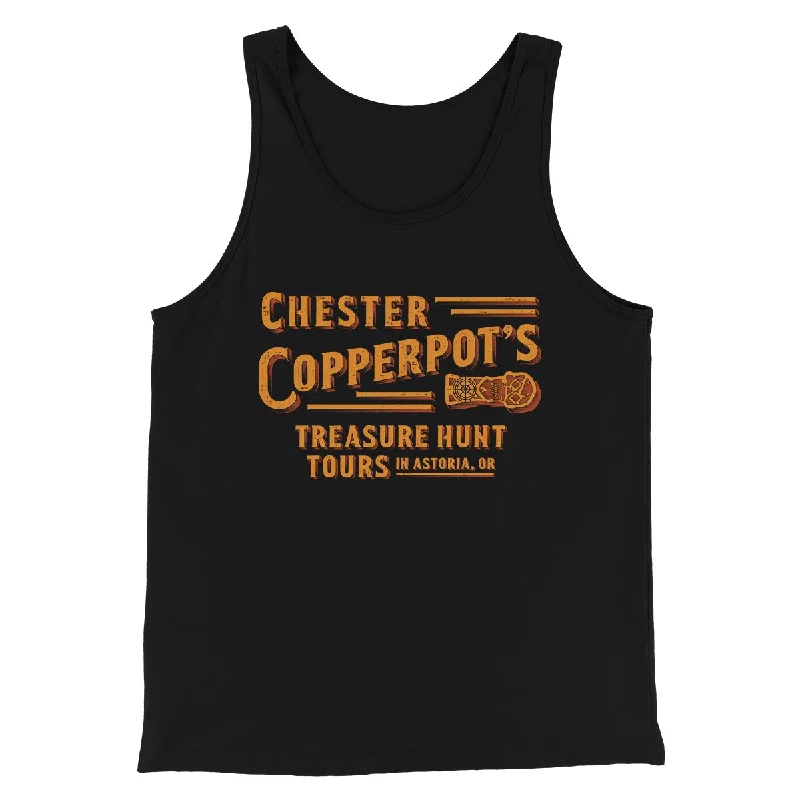 Retro Smart Modern Clothing Chester Copperpot's Treasure Hunt Tours Funny Movie Men/Unisex Tank Top
