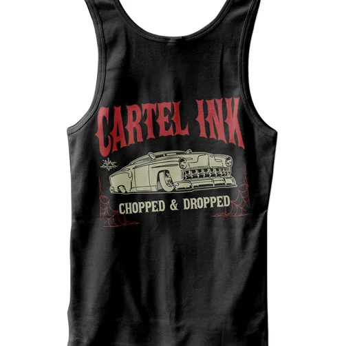 Sleek Rugged All-Weather Outfits Chopped and Dropped Men's Tank Top