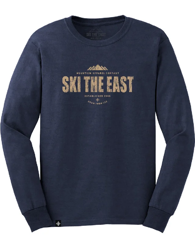 Smart Minimal Casual Fits Classic Long Sleeve - Navy