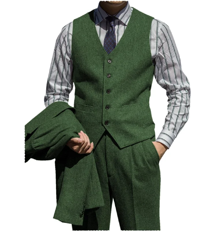 Sleek Rugged Sleek Designs Classic Men’s Herringbone v Neck 2 Pieces(Waistcoat+Pants) Sleek Rugged Sleek Designs Classic Men’s Herringbone v Neck 2 Pieces(Waistcoat+Pants)