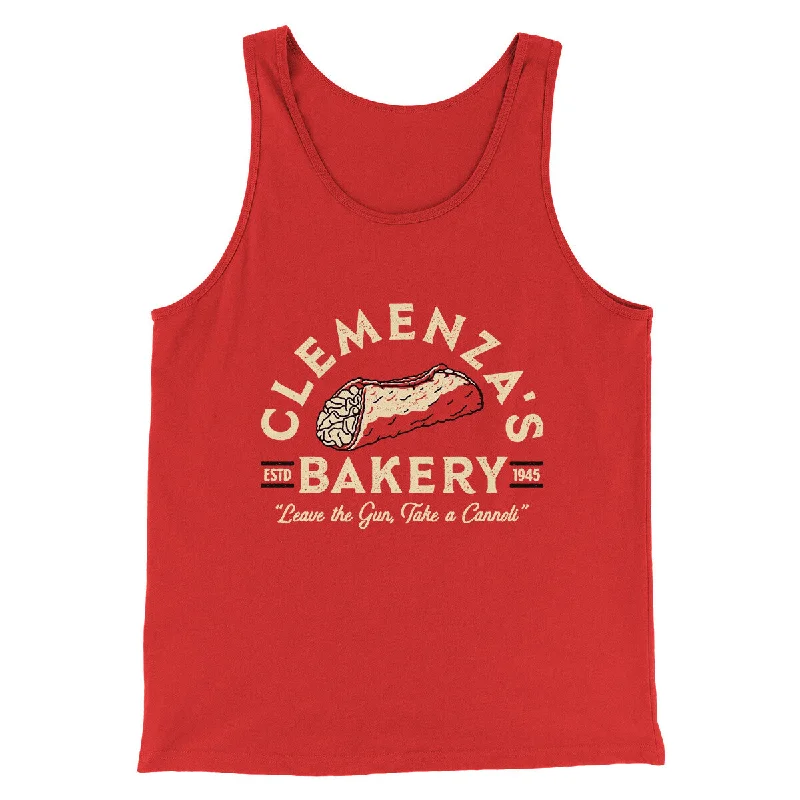 Sophisticated Sleek Everyday Look Clemenza’s Bakery Men/Unisex Tank Top