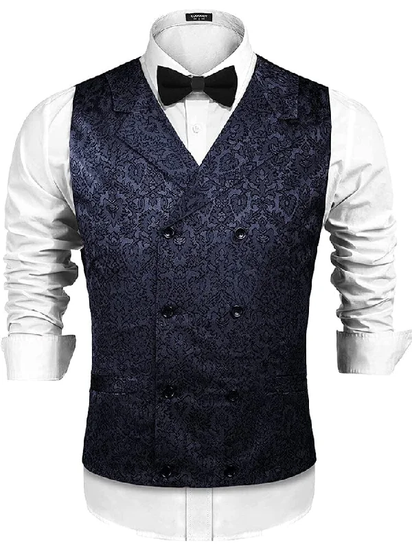 Urban Edge Chic Outfits Victorian Floral Vest (US Only)