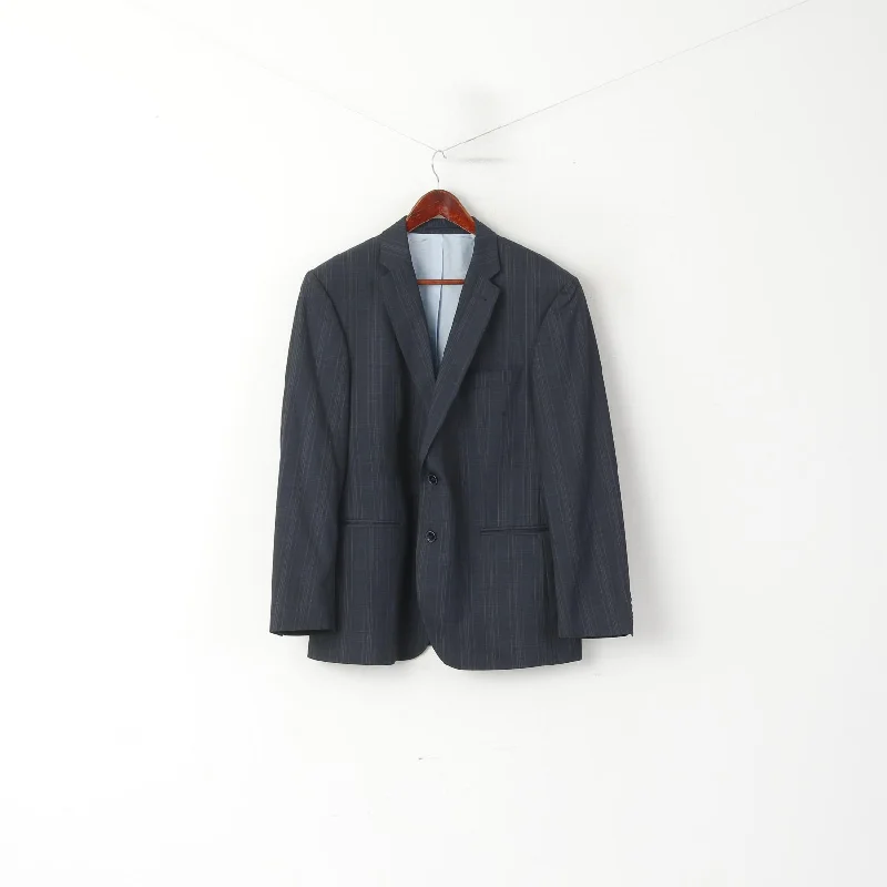 Relaxed Chic Fashion Pants Roy Robson Men 26 40 Blazer Navy Guabello Wool Striped Single Breasted Italy Jacket Relaxed Chic Fashion Pants Roy Robson Men 26 40 Blazer Navy Guabello Wool Striped Single Breasted Italy Jacket