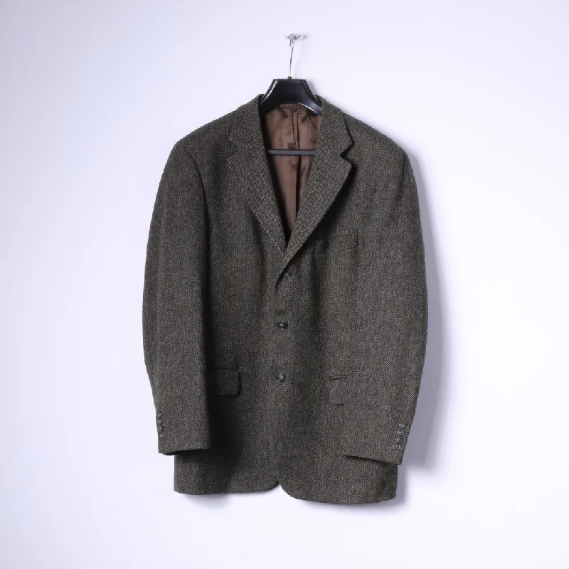 Heritage Cool Travel Wardrobe GANT U.S.A. Men 50 40 Blazer Green Wool Herringbone Single Breasted Jacket Heritage Cool Travel Wardrobe GANT U.S.A. Men 50 40 Blazer Green Wool Herringbone Single Breasted Jacket