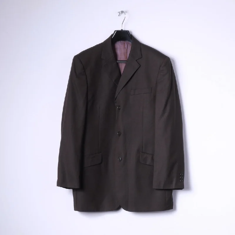 Vintage Cool Relaxed Jackets Ben Sherman Men 40 102cm Blazer Brown 100% Wool Single Breasted Classic Jacket Vintage Cool Relaxed Jackets Ben Sherman Men 40 102cm Blazer Brown 100% Wool Single Breasted Classic Jacket
