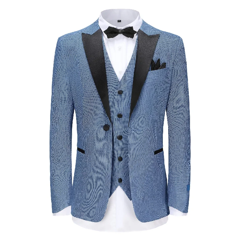 Classic Cool Layered Outfits GINO VITALE SUIT/TX296/SLATE BLUE